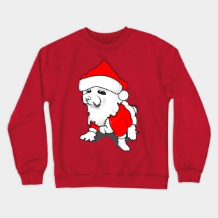 cute poodle love christmas Crewneck Sweatshirt